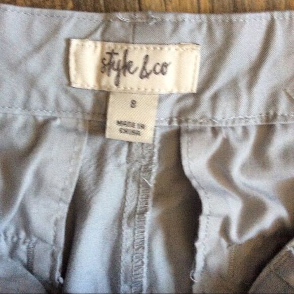 Style & Co Women’s Gray Capri Pants Size 8 - Picture 5 of 5
